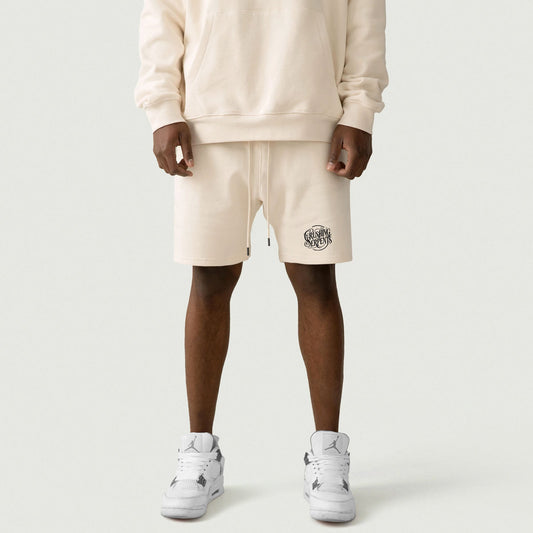 Crushing Serpents - Oversized Fleece Lined Shorts